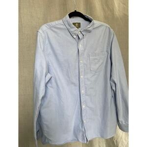 Timberland Men’s Light Blue Button-Down Shirt – Size L